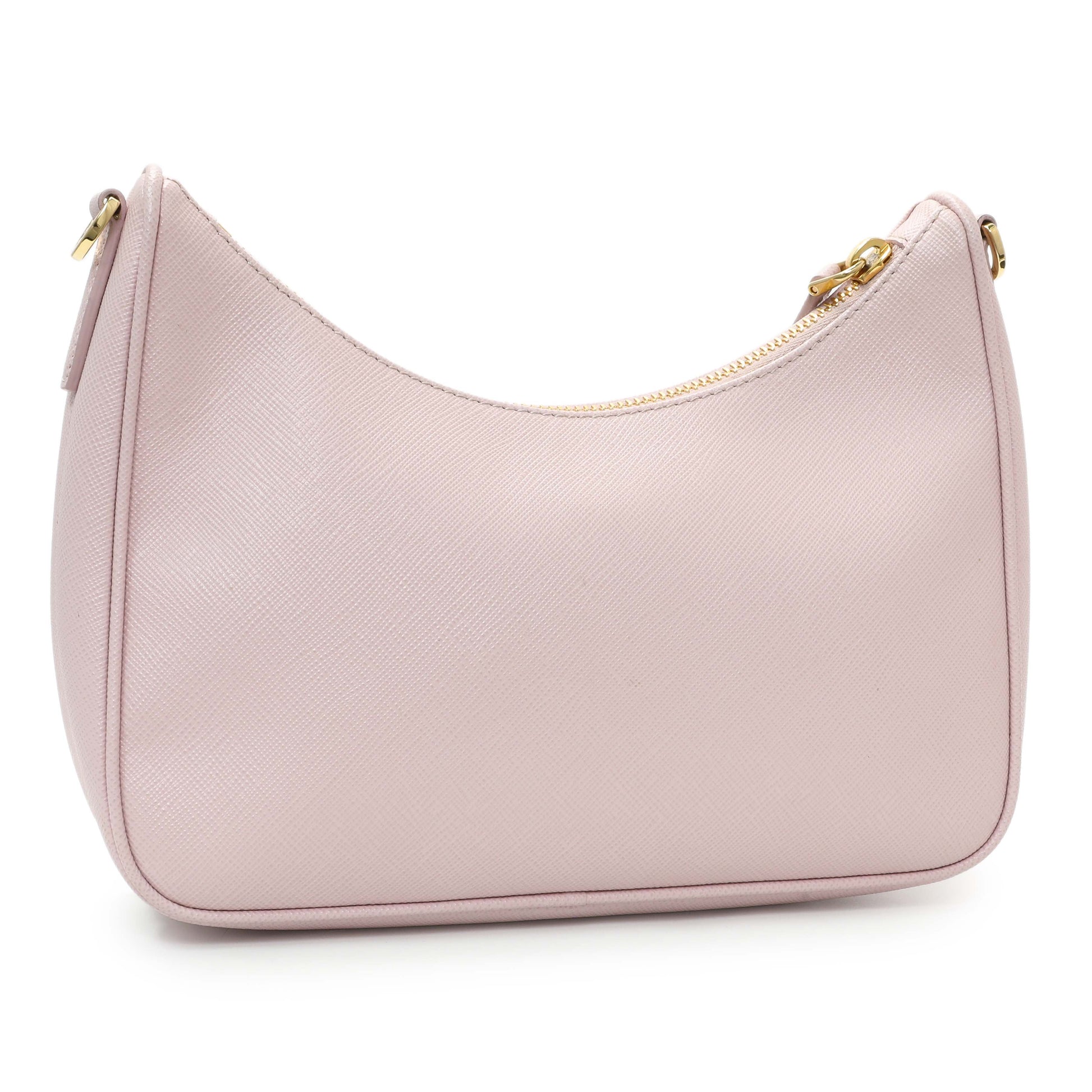 Exclusive Prada Pink Saffiano Re-Edition 2005 Shoulder Bag — Side View