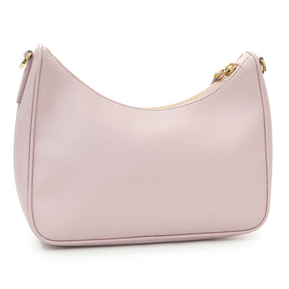 Exclusive Prada Pink Saffiano Re-Edition 2005 Shoulder Bag — Side View