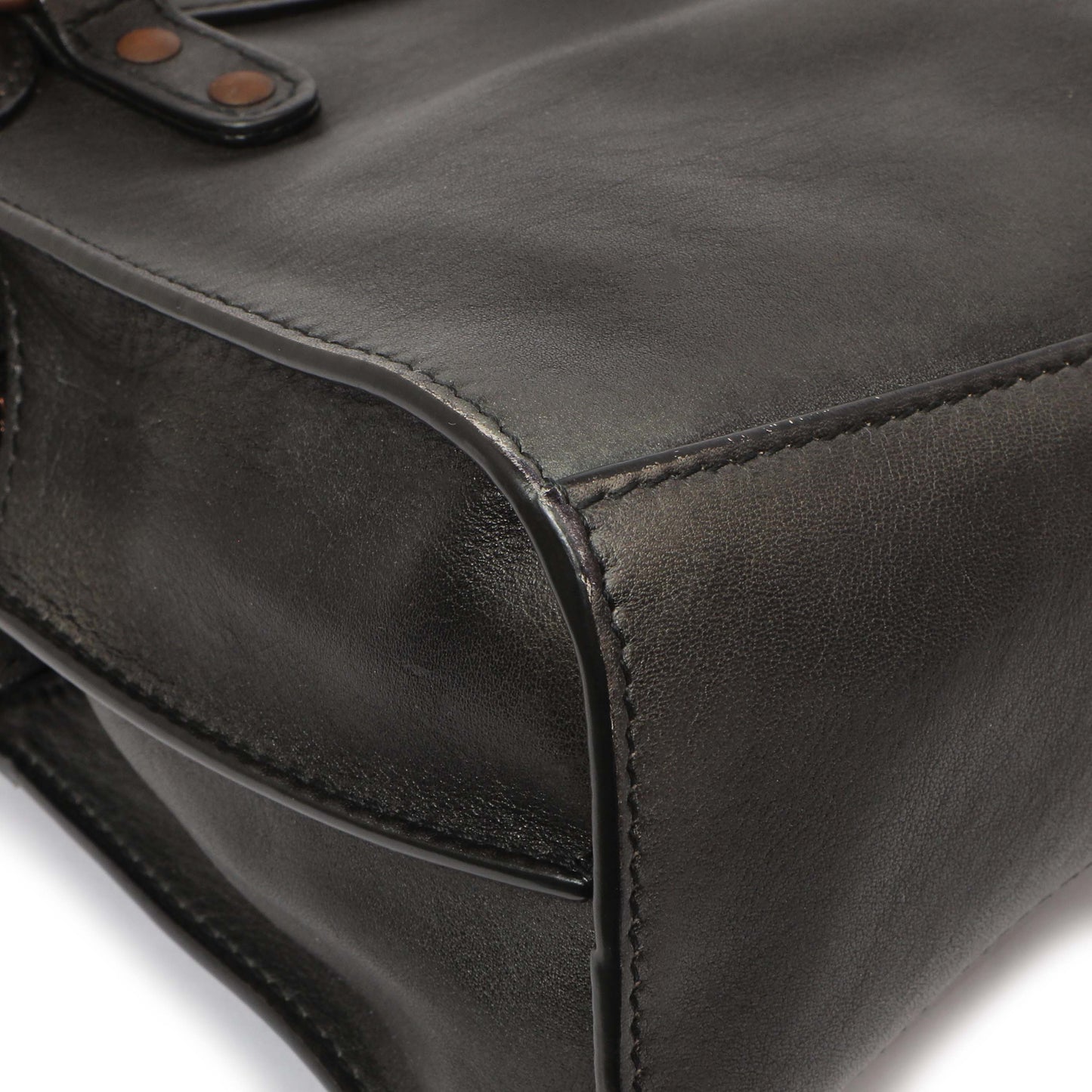 Exclusive Balenciaga Black Used Calfskin Mini Neo City — Lifestyle View