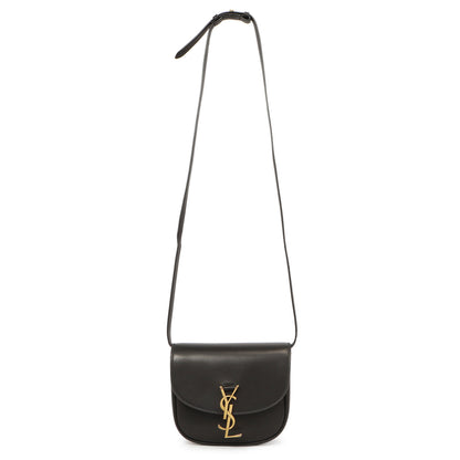 Exclusive Saint Laurent Black Calfskin Small Kaia Satchel — Front View