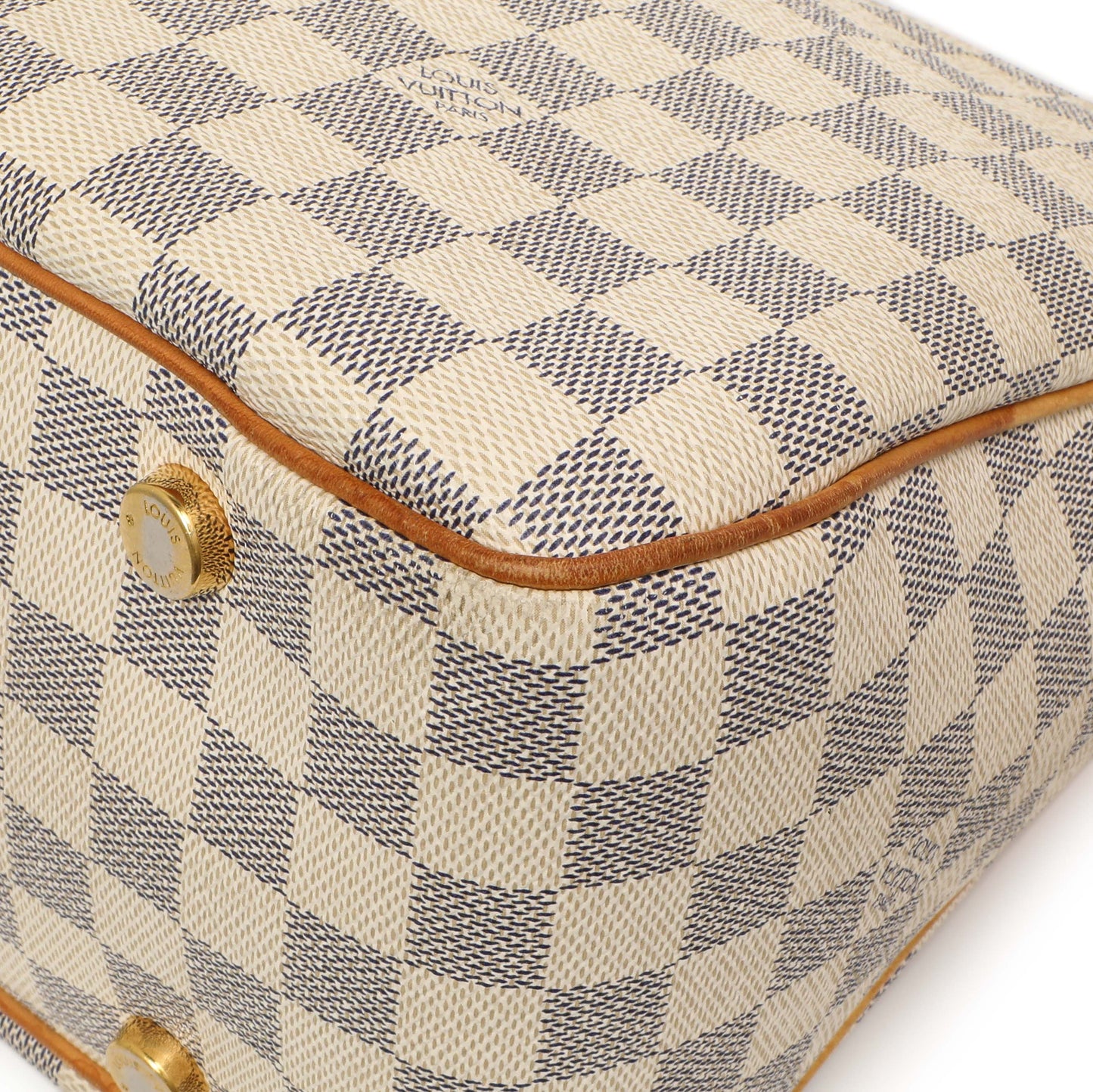 Exclusive Louis Vuitton Damier Azur Figheri PM — Detail View