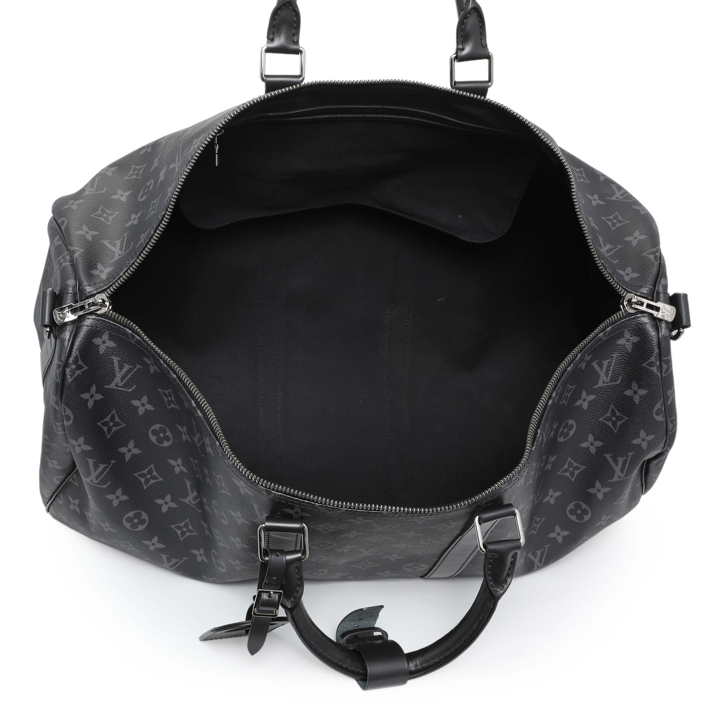 Exclusive Louis Vuitton Monogram Eclipse Keepall Bandouliere 55 — Alternate View 8