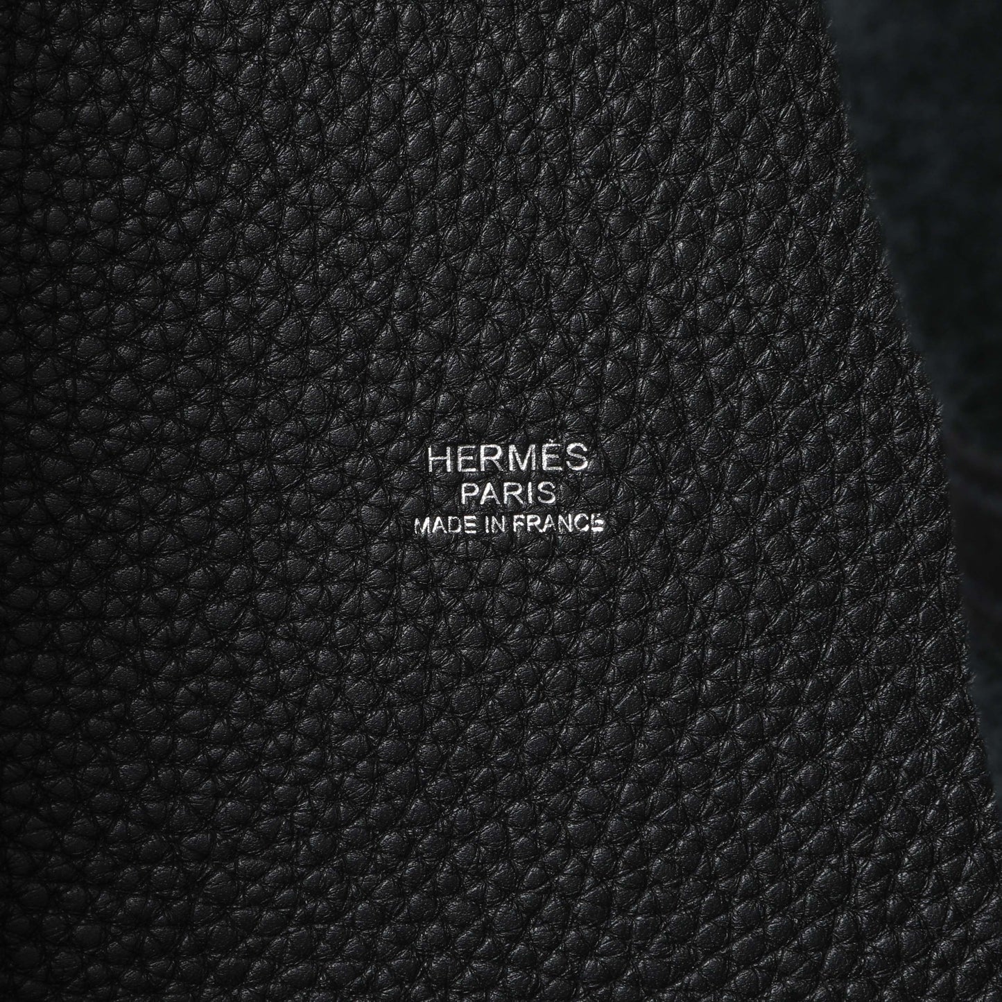 Exclusive Hermes Black Clemence Picotin 22 — Alternate View 9