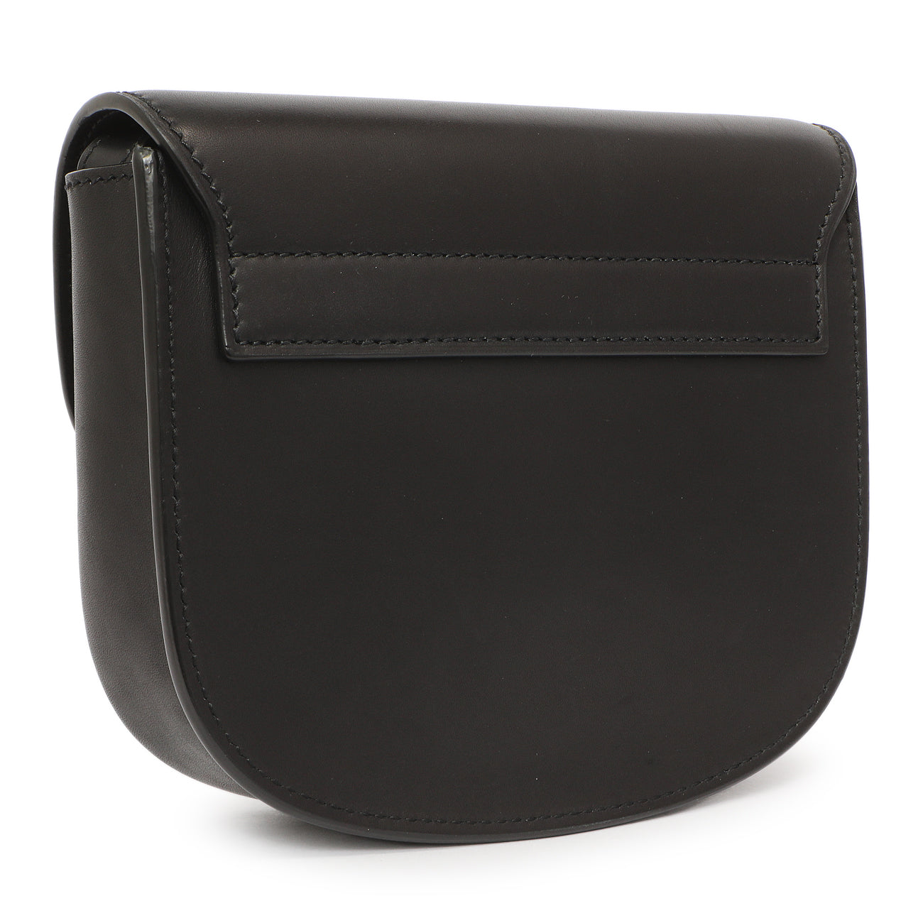 Exclusive Saint Laurent Black Calfskin Small Kaia Satchel — Back View