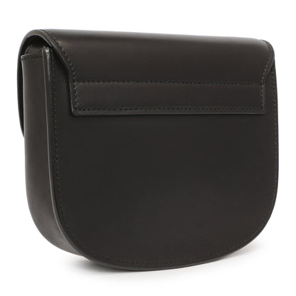 Exclusive Saint Laurent Black Calfskin Small Kaia Satchel — Back View