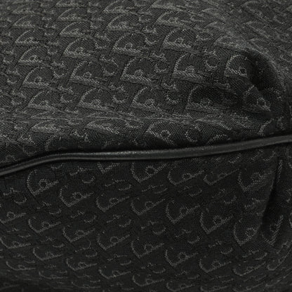 Exclusive Christian Dior Black Monogram Buckle Hobo — Top View