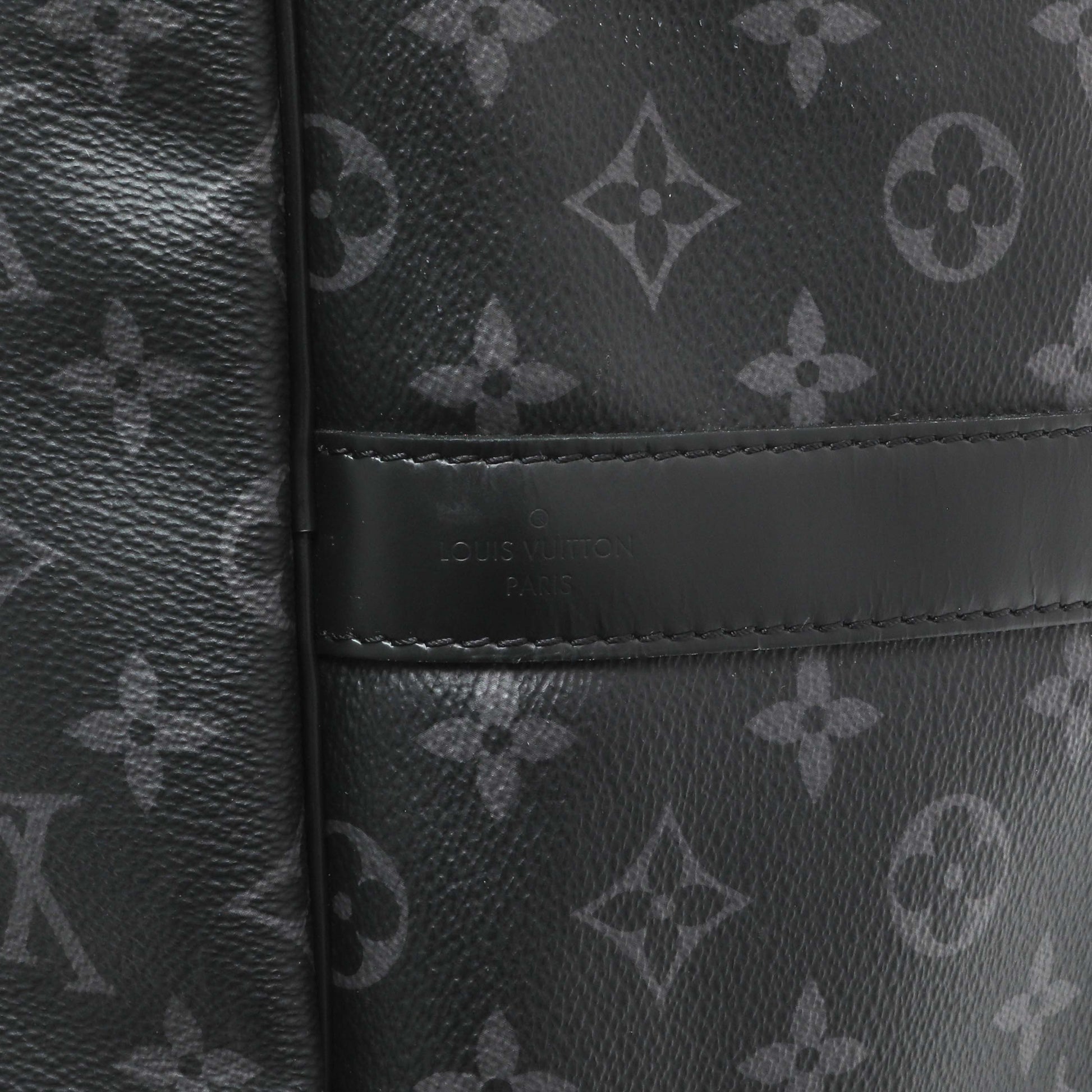 Exclusive Louis Vuitton Monogram Eclipse Keepall Bandouliere 55 — Alternate View 9