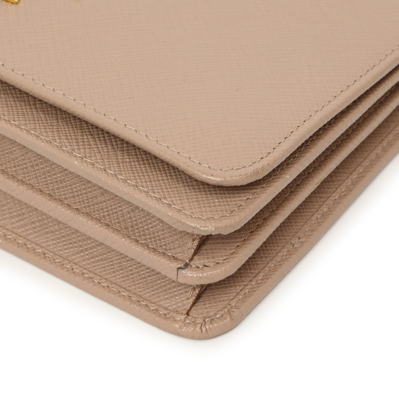 Exclusive Prada Cammeo Saffiano Lux Chain Wallet — Lifestyle View