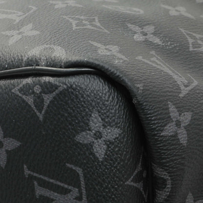 Exclusive Louis Vuitton Monogram Eclipse Keepall Bandouliere 55 — Top View
