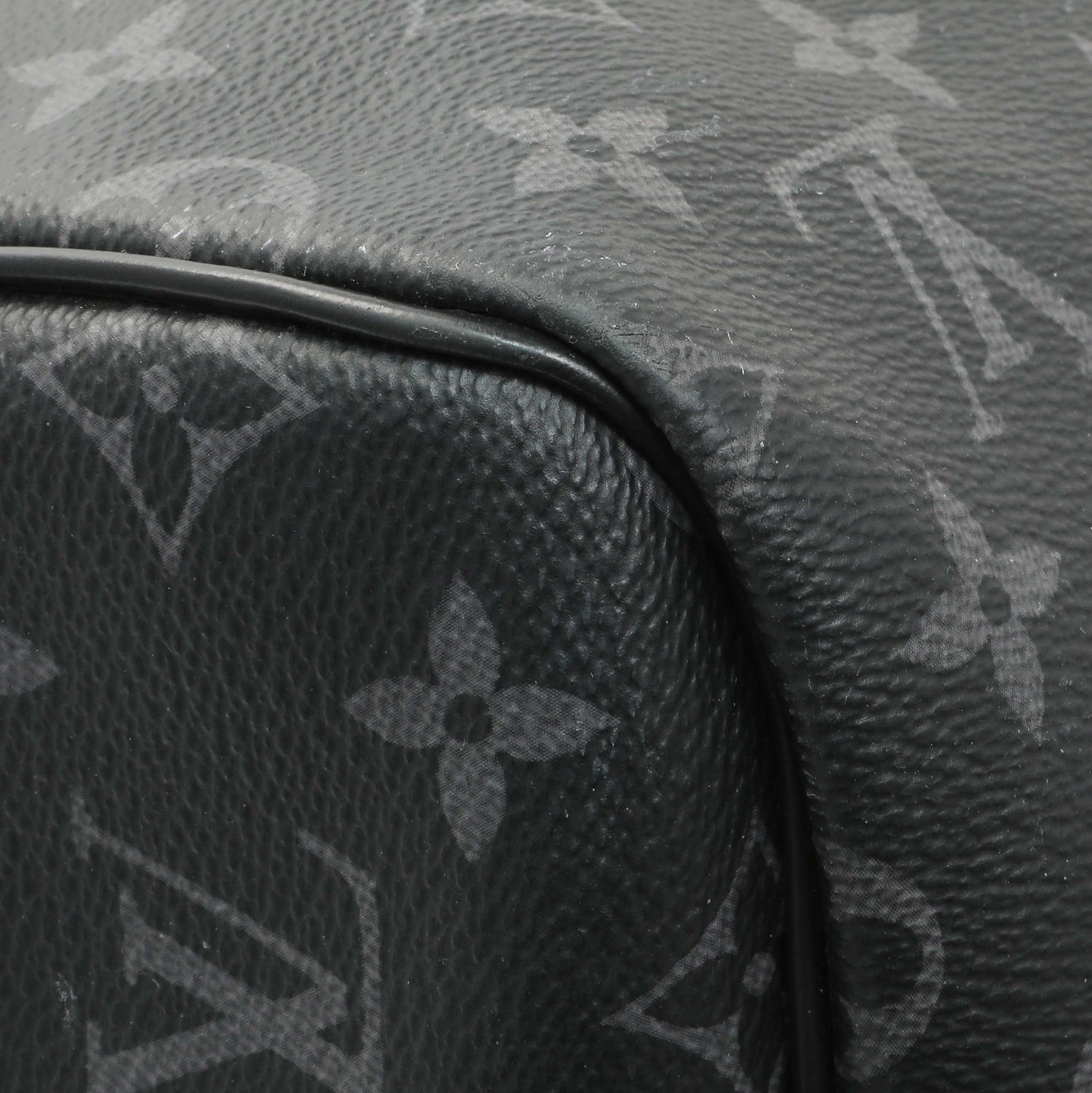 Exclusive Louis Vuitton Monogram Eclipse Keepall Bandouliere 55 — Lifestyle View