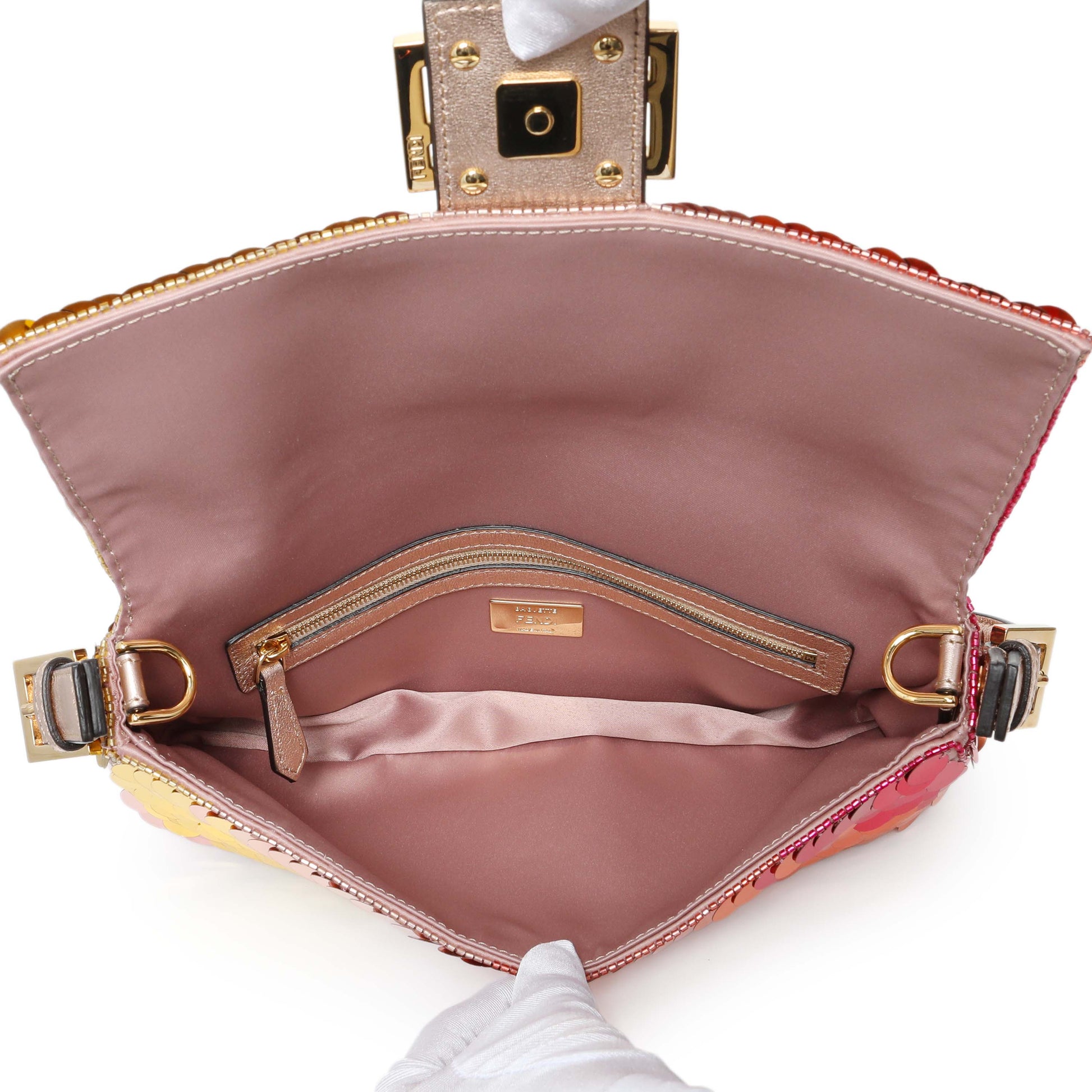 Exclusive Fendi Multicolor Sequin Baguette — Top View