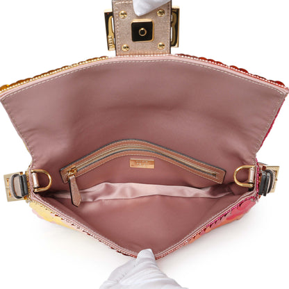 Exclusive Fendi Multicolor Sequin Baguette — Top View