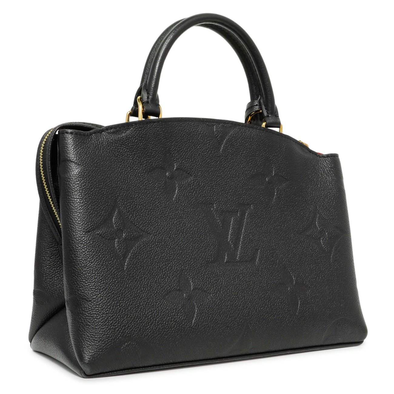 Exclusive Louis Vuitton Black Empreinte Monogram Giant Petit Palais — Side View