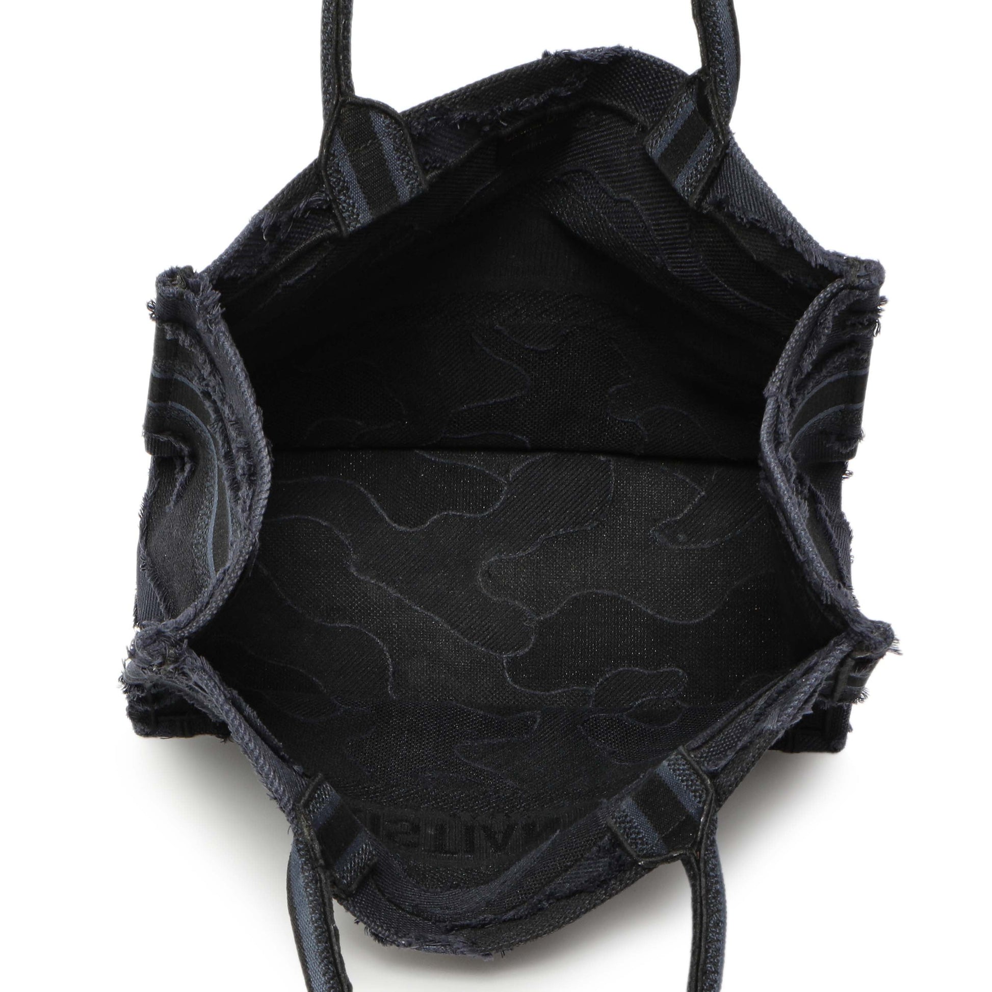 Exclusive Christian Dior Blue Embroidered Camouflage Medium Book Tote — Alternate View 8