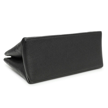 Exclusive Louis Vuitton Black Empreinte Monogram Giant Petit Palais — Back View