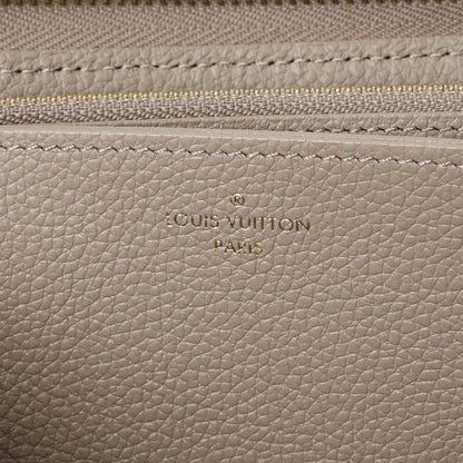 Exclusive Louis Vuitton Tourterelle Monogram Empreinte Zippy Wallet — Detail View