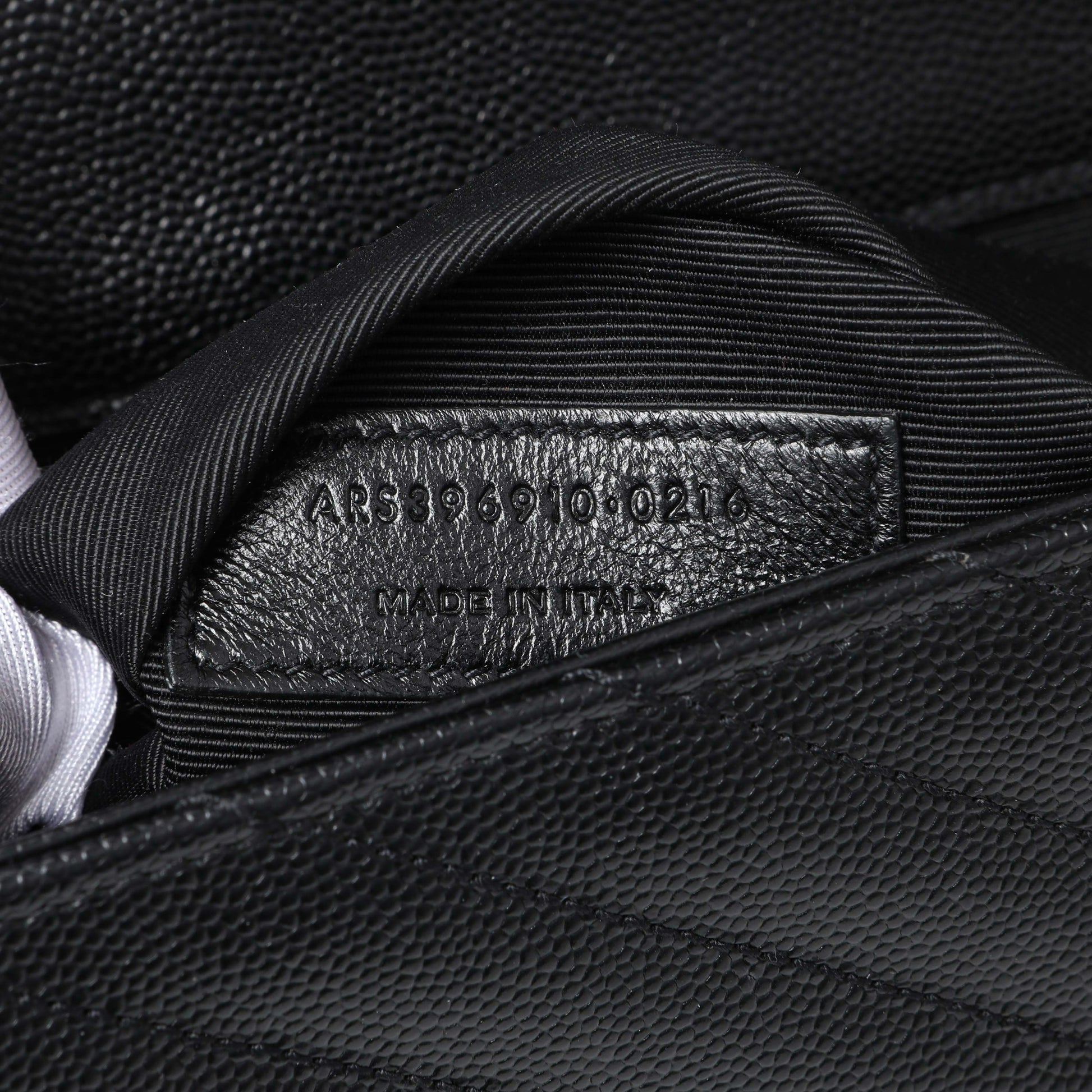 Exclusive Saint Laurent Grain De Poudre Mixed Matelasse Large Triquilt Monogram Satchel — Alternate View 10