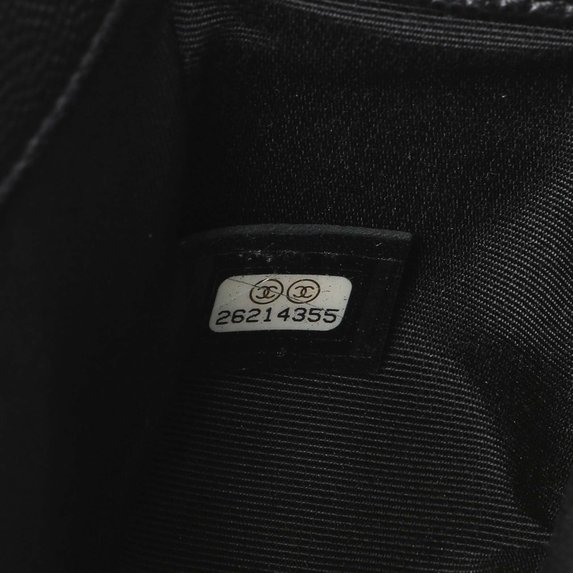 Exclusive Chanel Black Caviar Quilted Small Boy Flap — Alternate View 11