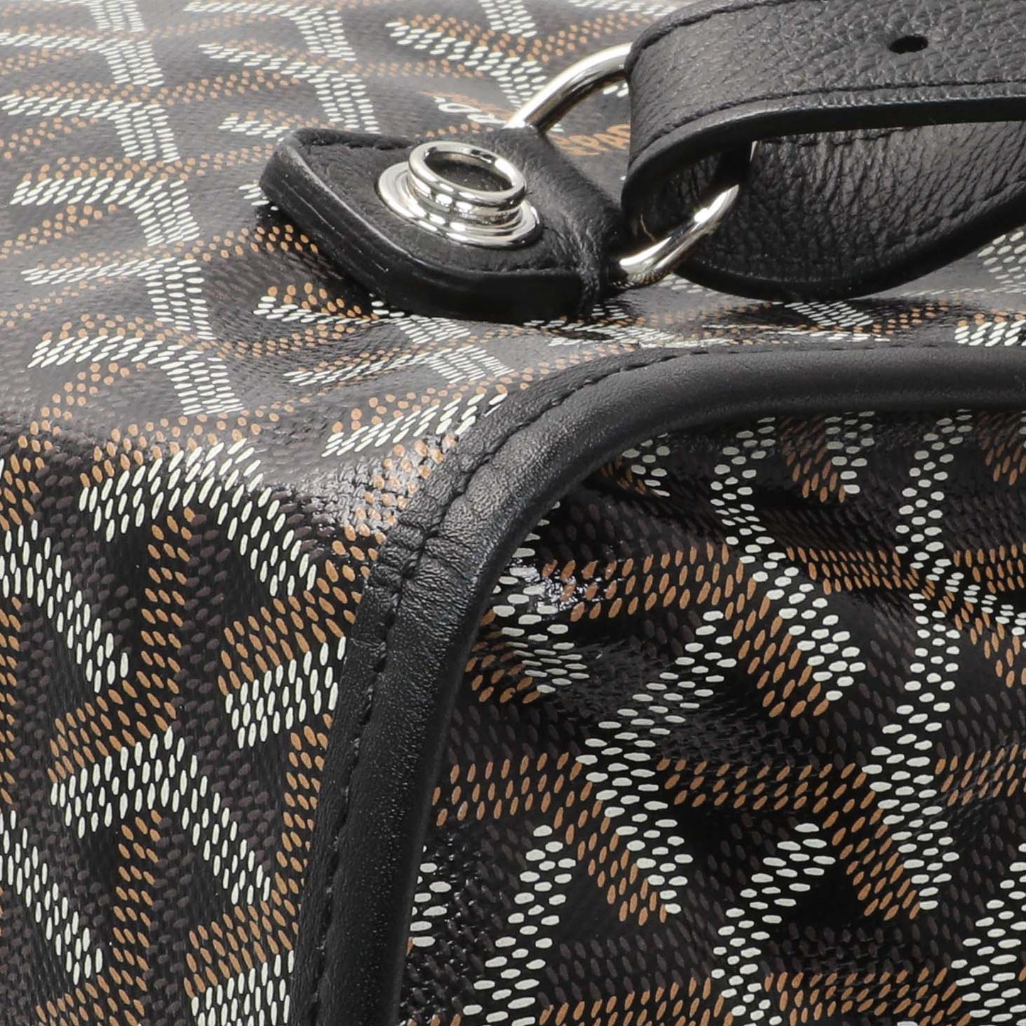 Exclusive Goyard Black Goyardine Saint Leger Soft Briefacase Backpack — Alternate View 7