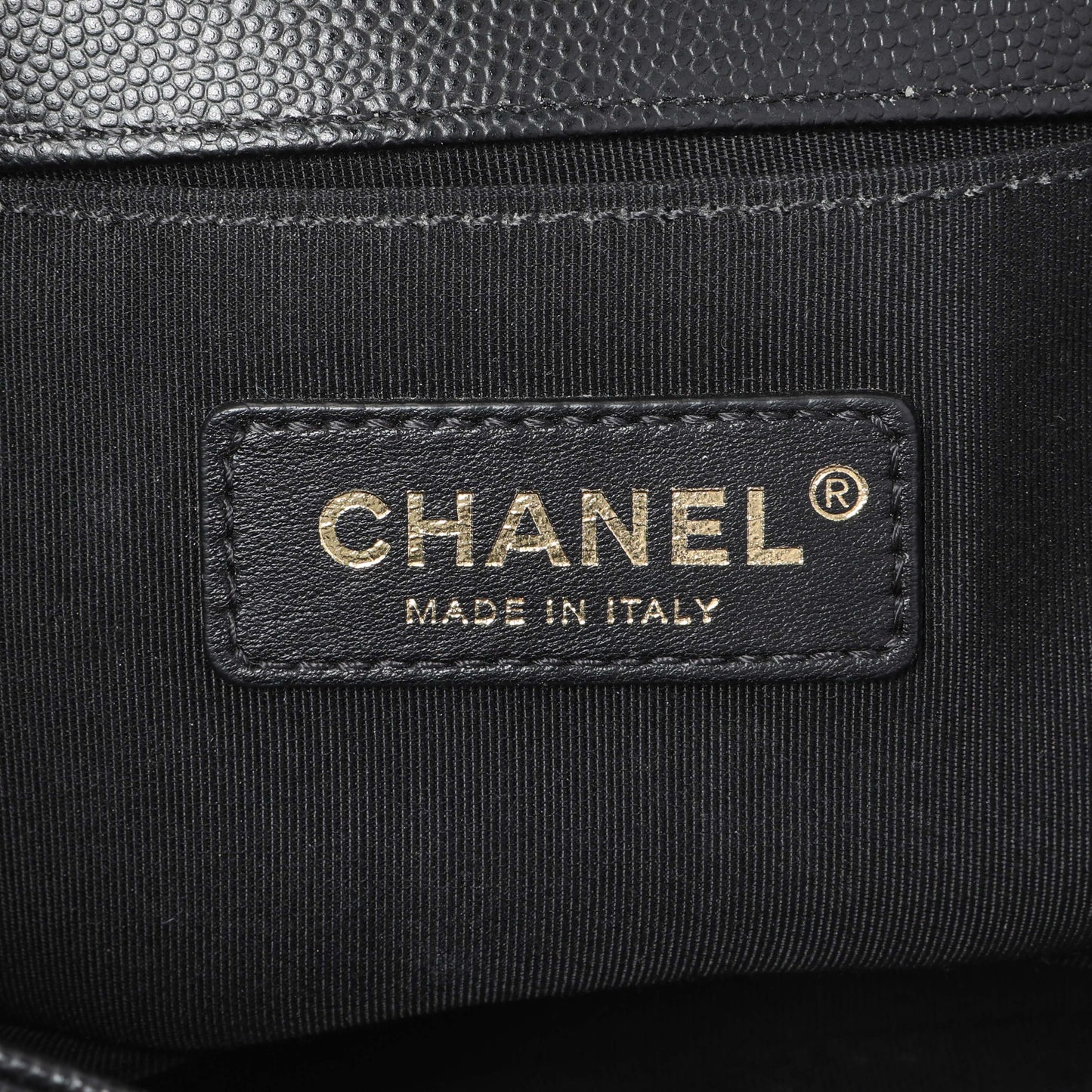 Exclusive Chanel Black Caviar Quilted Small Boy Flap — Alternate View 10