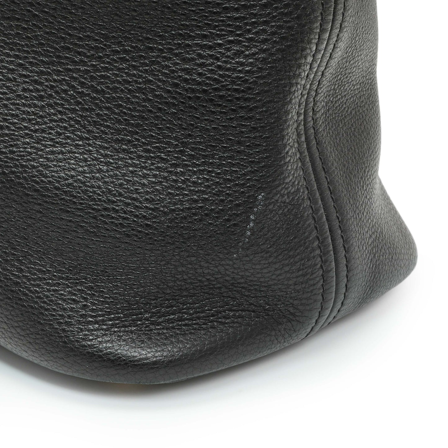 Exclusive Prada Black Vitello Daino Hobo — Alternate View 11