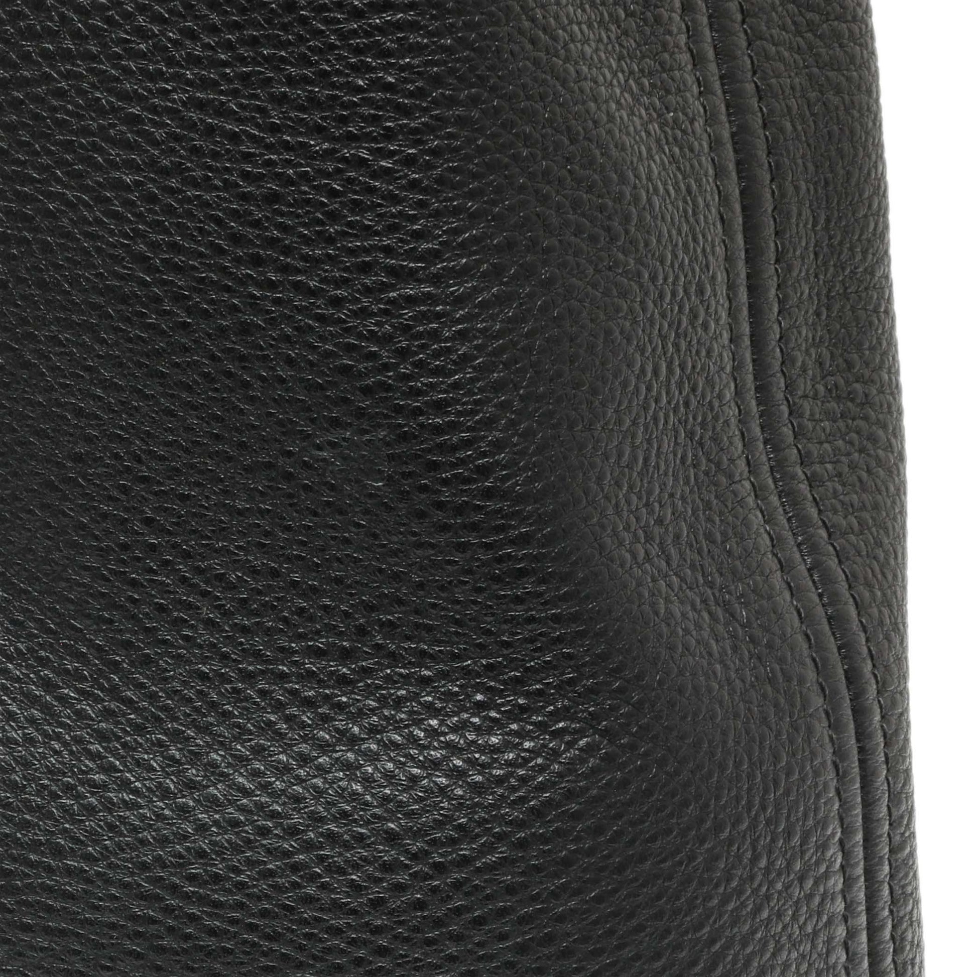 Exclusive Prada Black Vitello Daino Hobo — Alternate View 10