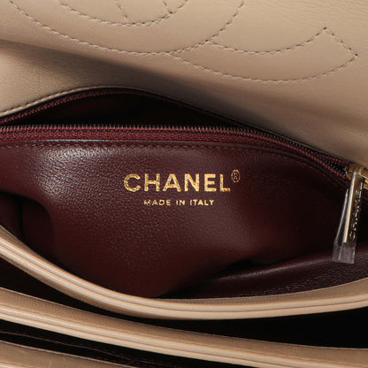 Exclusive Chanel Beige Quilted Lambskin Small Trendy CC Flap Handle Bag — Alternate View 10