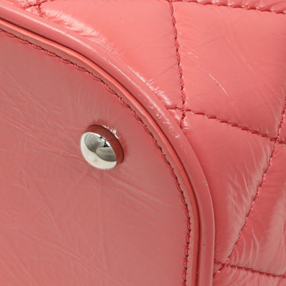 Exclusive Chanel Pink Crumpled Calfskin PVC Quilted Aquarium Backpack — Detail View