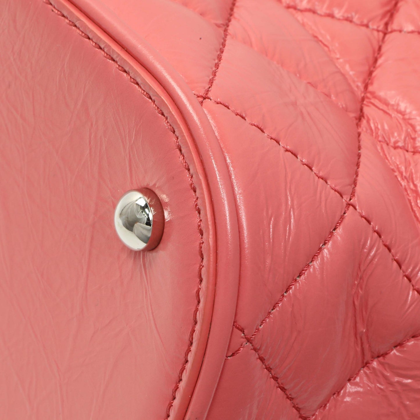 Exclusive Chanel Pink Crumpled Calfskin PVC Quilted Aquarium Backpack — Alternate View 7