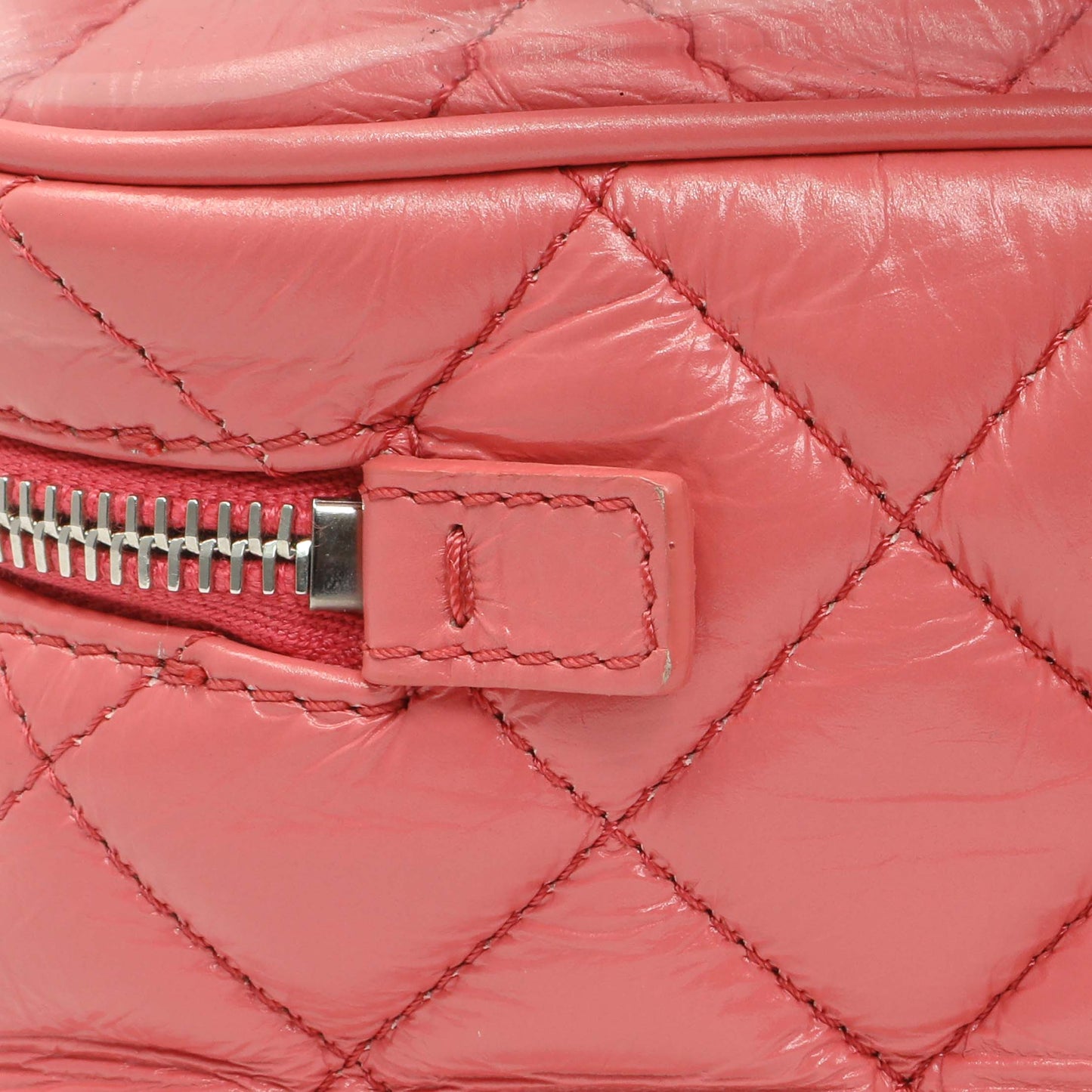 Exclusive Chanel Pink Crumpled Calfskin PVC Quilted Aquarium Backpack — Alternate View 8