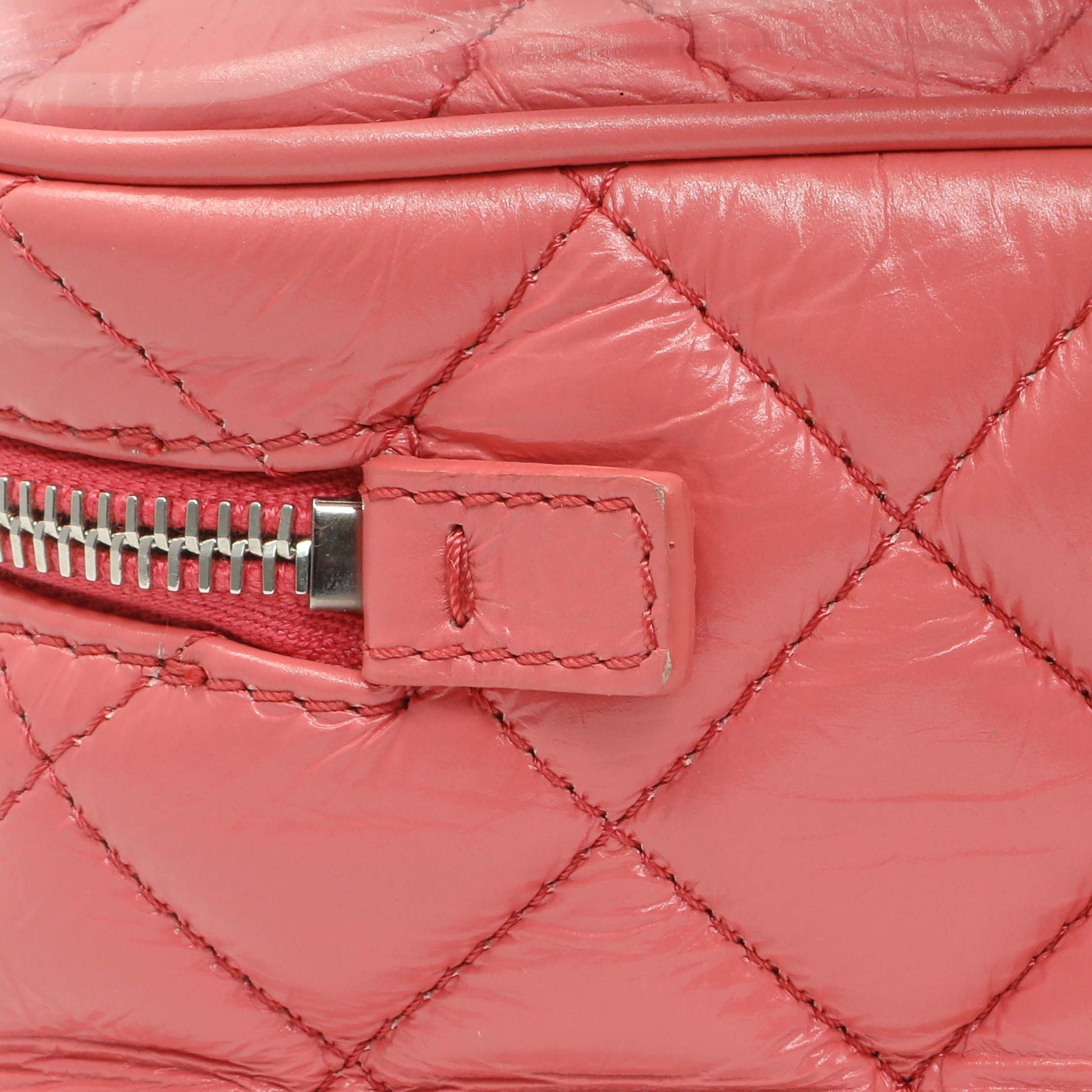 Exclusive Chanel Pink Crumpled Calfskin PVC Quilted Aquarium Backpack — Alternate View 8