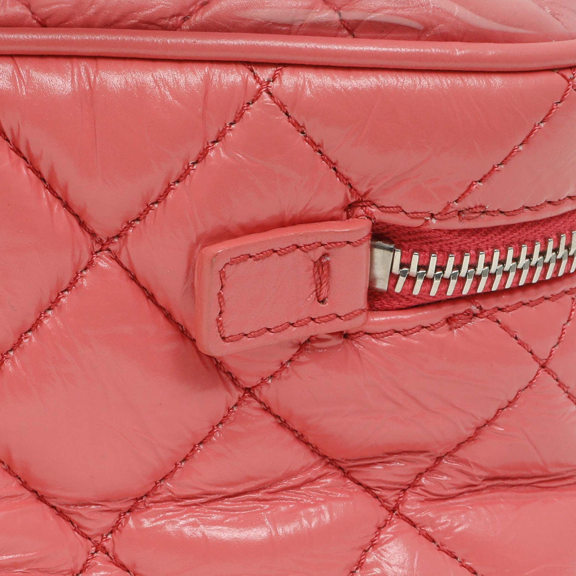 Exclusive Chanel Pink Crumpled Calfskin PVC Quilted Aquarium Backpack — Alternate View 9