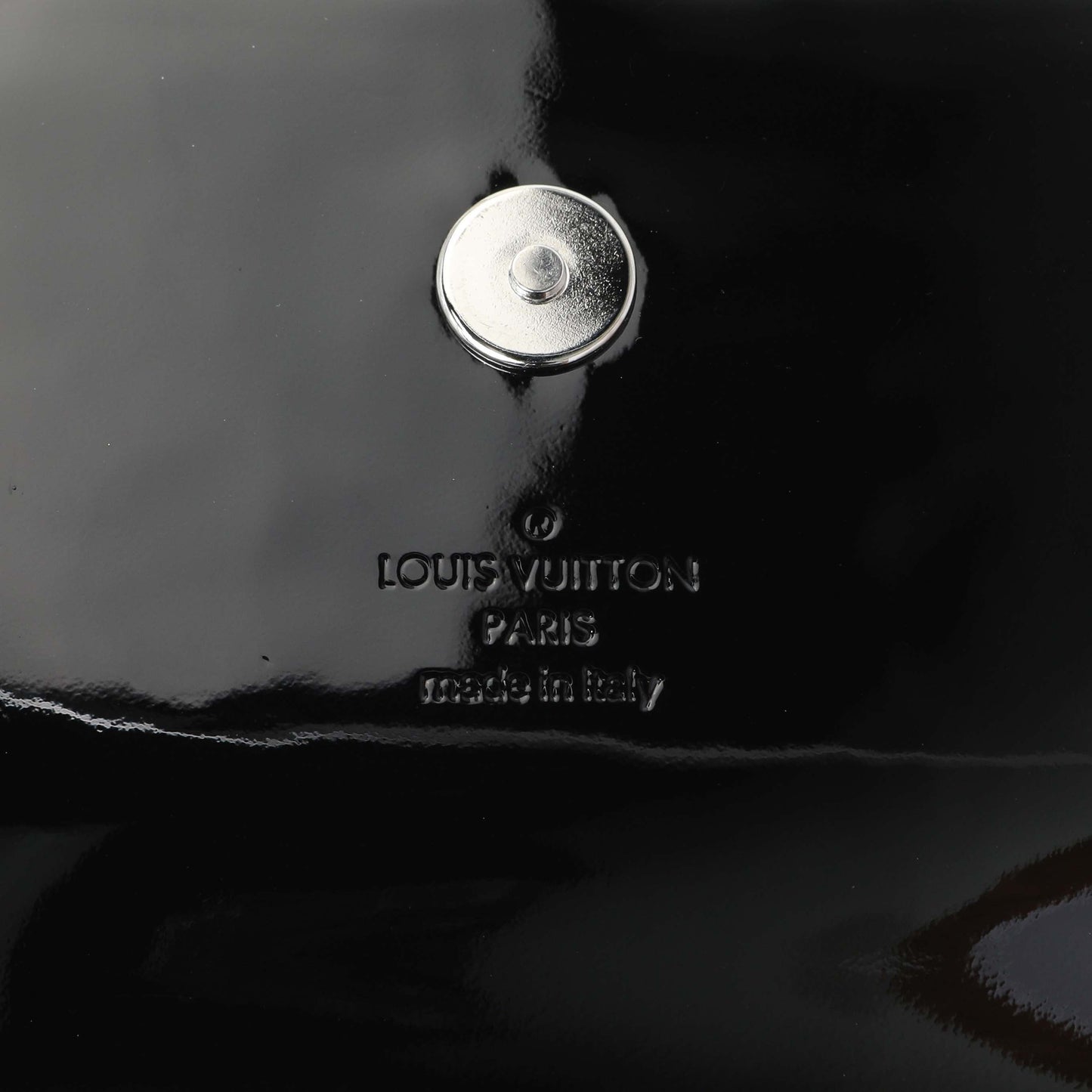 Exclusive Louis Vuitton Black Electric Epi Sobe Clutch — Detail View