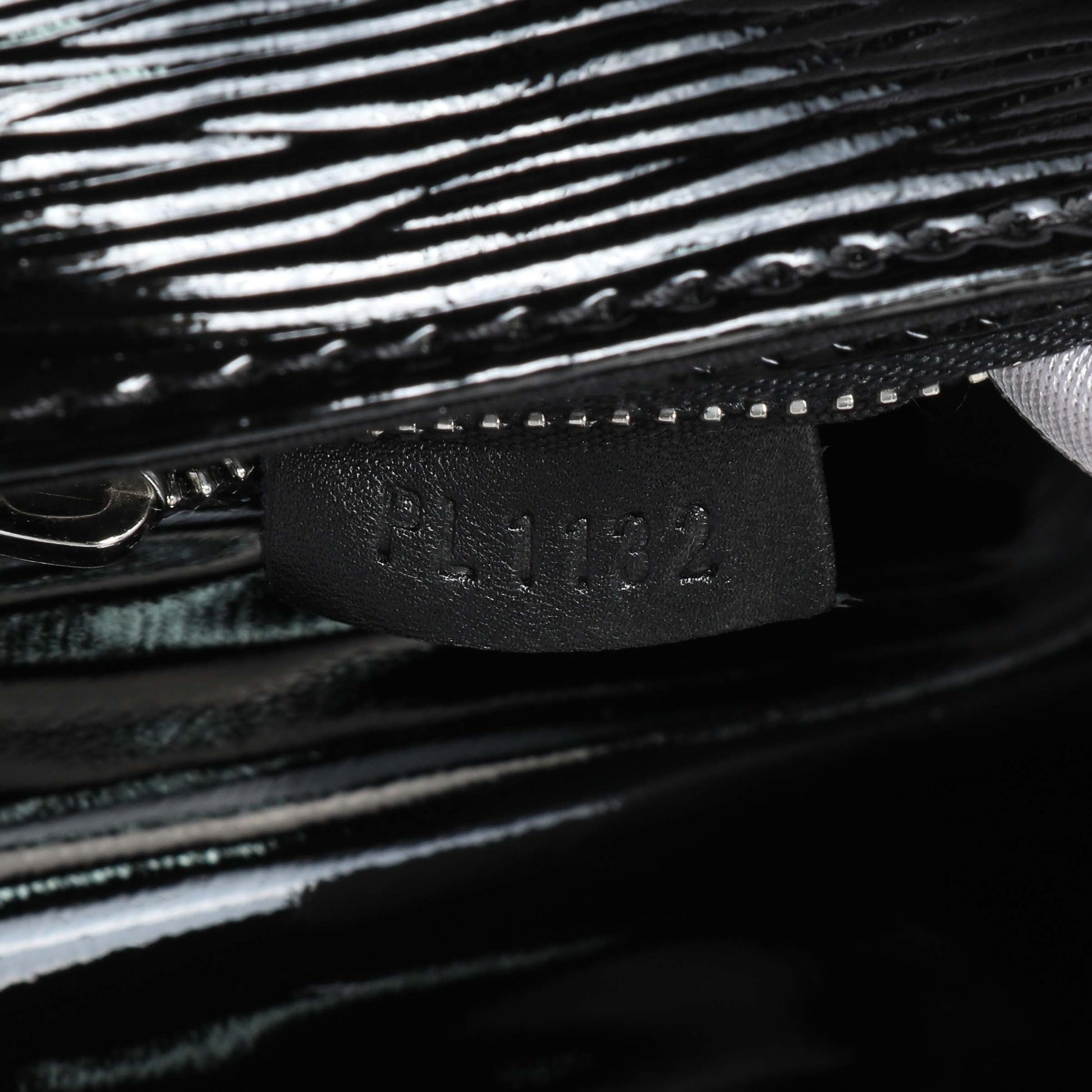 Exclusive Louis Vuitton Black Electric Epi Sobe Clutch — Lifestyle View