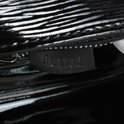 Exclusive Louis Vuitton Black Electric Epi Sobe Clutch — Lifestyle View