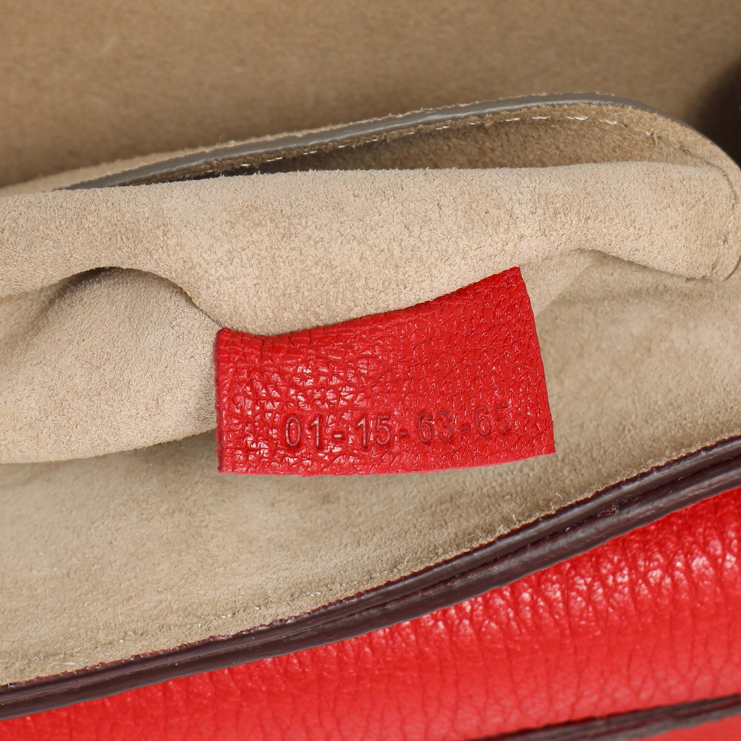 Exclusive Chloe Red Grained Lambskin Drew Shoulder Bag — Alternate View 7