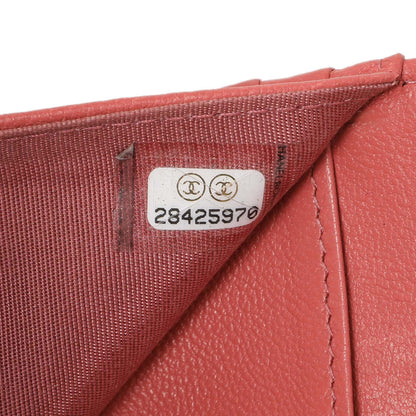 Exclusive Chanel Pink Quilted Lambskin 19 Small Flap Wallet — Lifestyle View