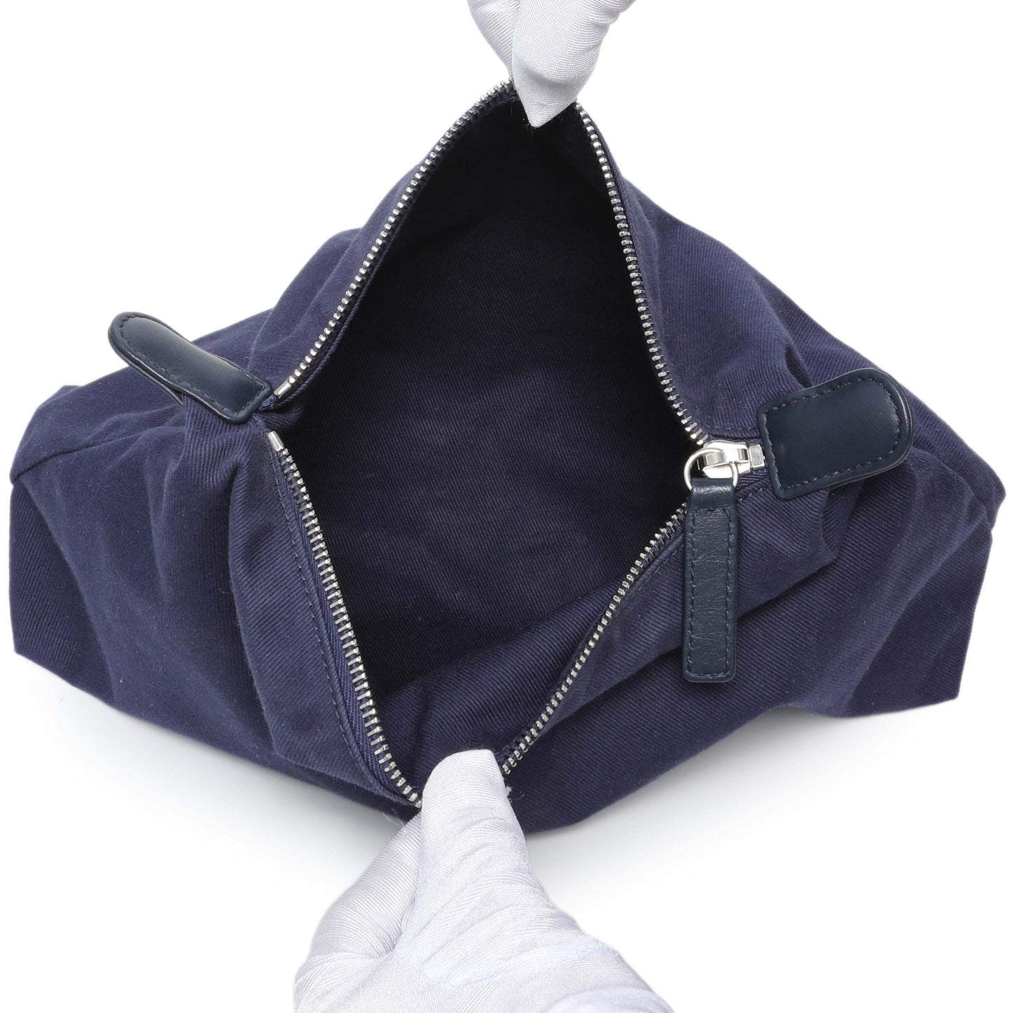 Exclusive Chanel Blue Quilted Denim Coco Handle Shopping Tote — Alternate View 9