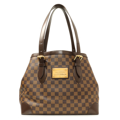 Exclusive Louis Vuitton Damier Ebene Hampstead MM — Front View