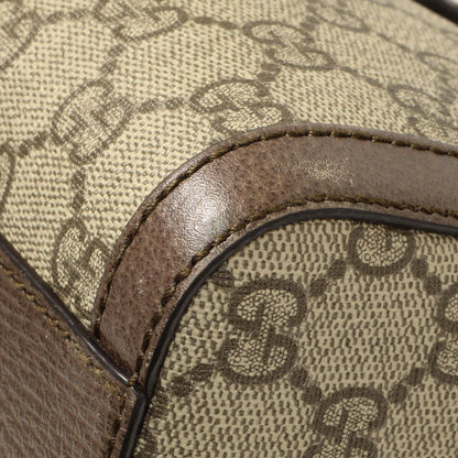 Exclusive Gucci GG Supreme Monogram Web Medium Ophidia Boston — Detail View