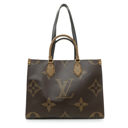 Exclusive Louis Vuitton Reverse Monogram Giant Onthego MM — Front View