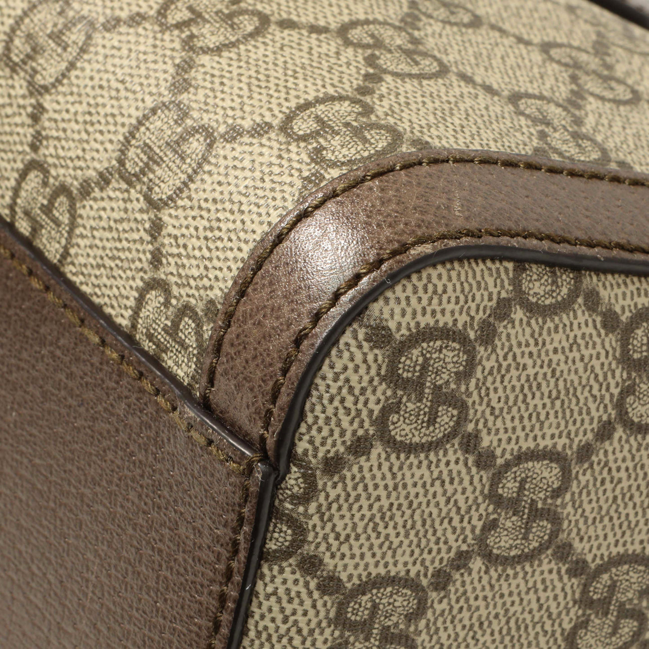 Exclusive Gucci GG Supreme Monogram Web Medium Ophidia Boston — Alternate View 7
