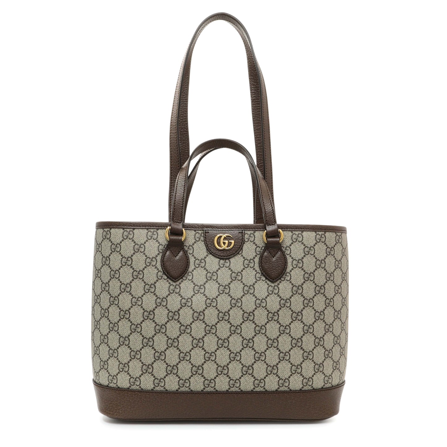 Exclusive Gucci GG Supreme Monogram Medium Ophidia Tote — Front View