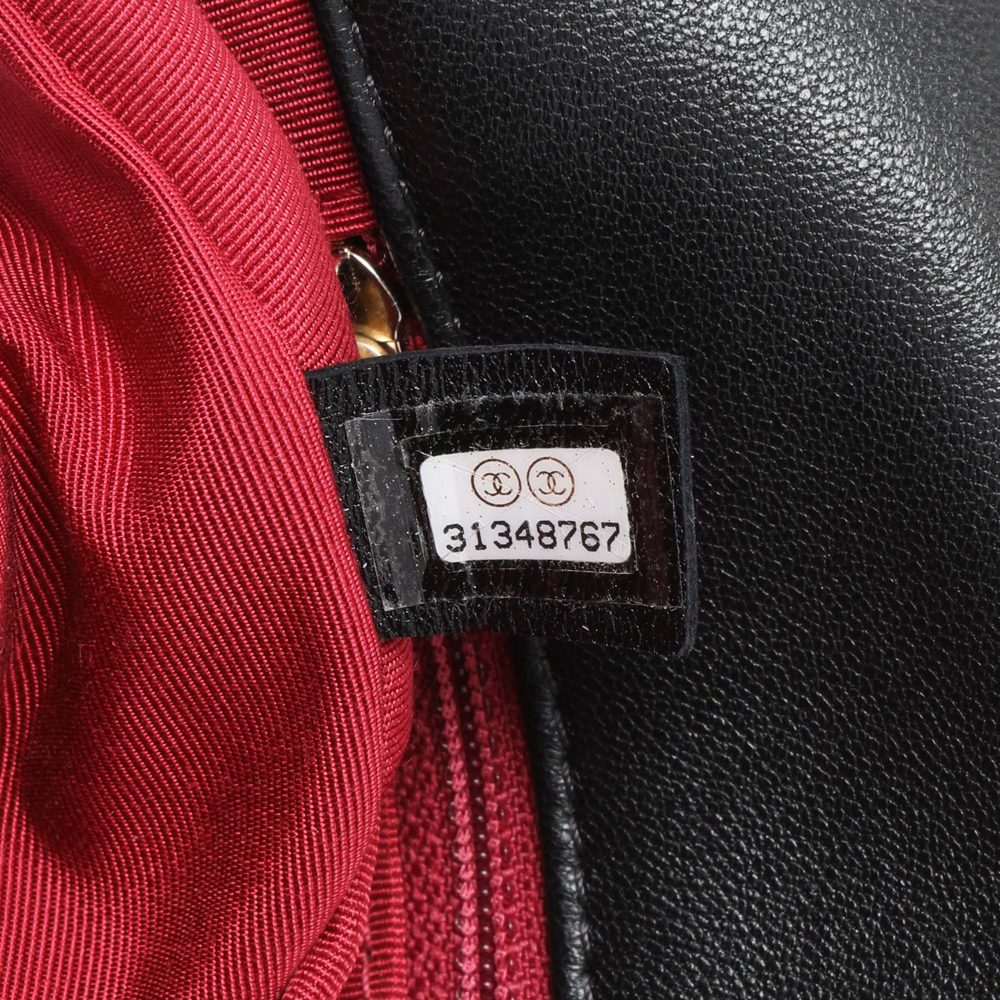 Exclusive Chanel Black Lambskin Quilted Maxi Chanel 19 Flap — Alternate View 10