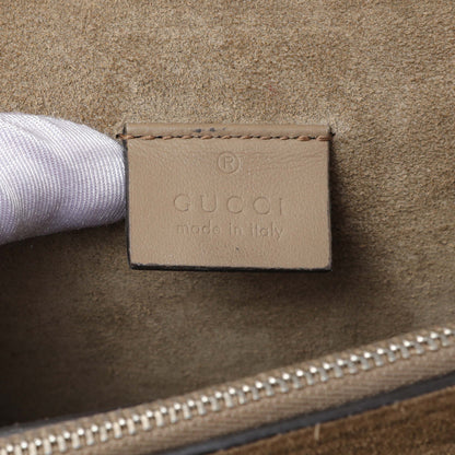 Exclusive Gucci GG Supreme Monogram Small Dionysus Shoulder Bag — Detail View