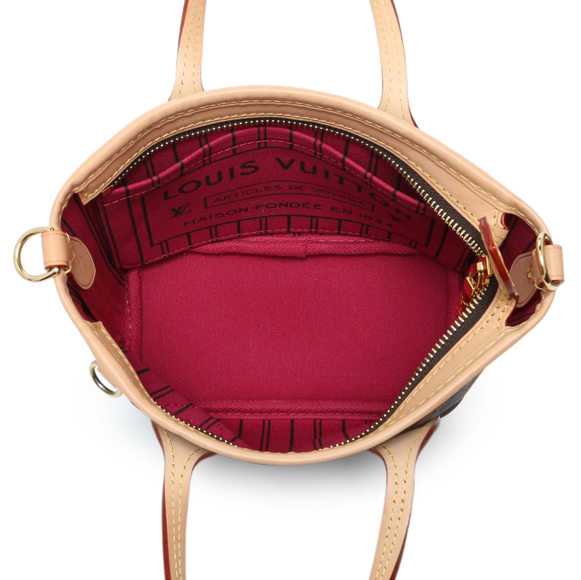 Exclusive Louis Vuitton Monogram Neverfull BB — Top View