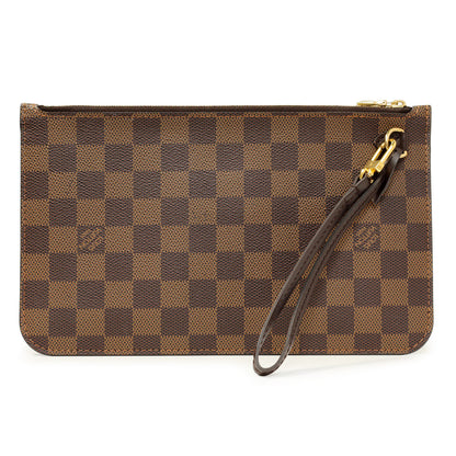 Exclusive Louis Vuitton Damier Ebene Neverfull Pochette MM GM — Side View