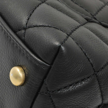 Exclusive Chanel Black Quilted Goatskin Extra Mini Coco Handle Flap — Alternate View 7