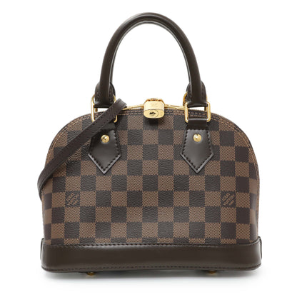 Exclusive Louis Vuitton Damier Ebene Alma BB — Front View