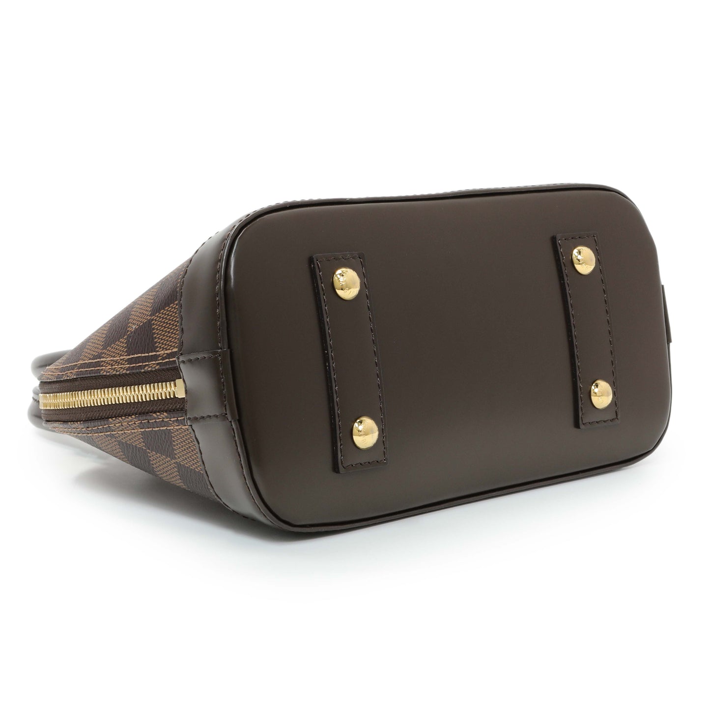 Exclusive Louis Vuitton Damier Ebene Alma BB — Back View